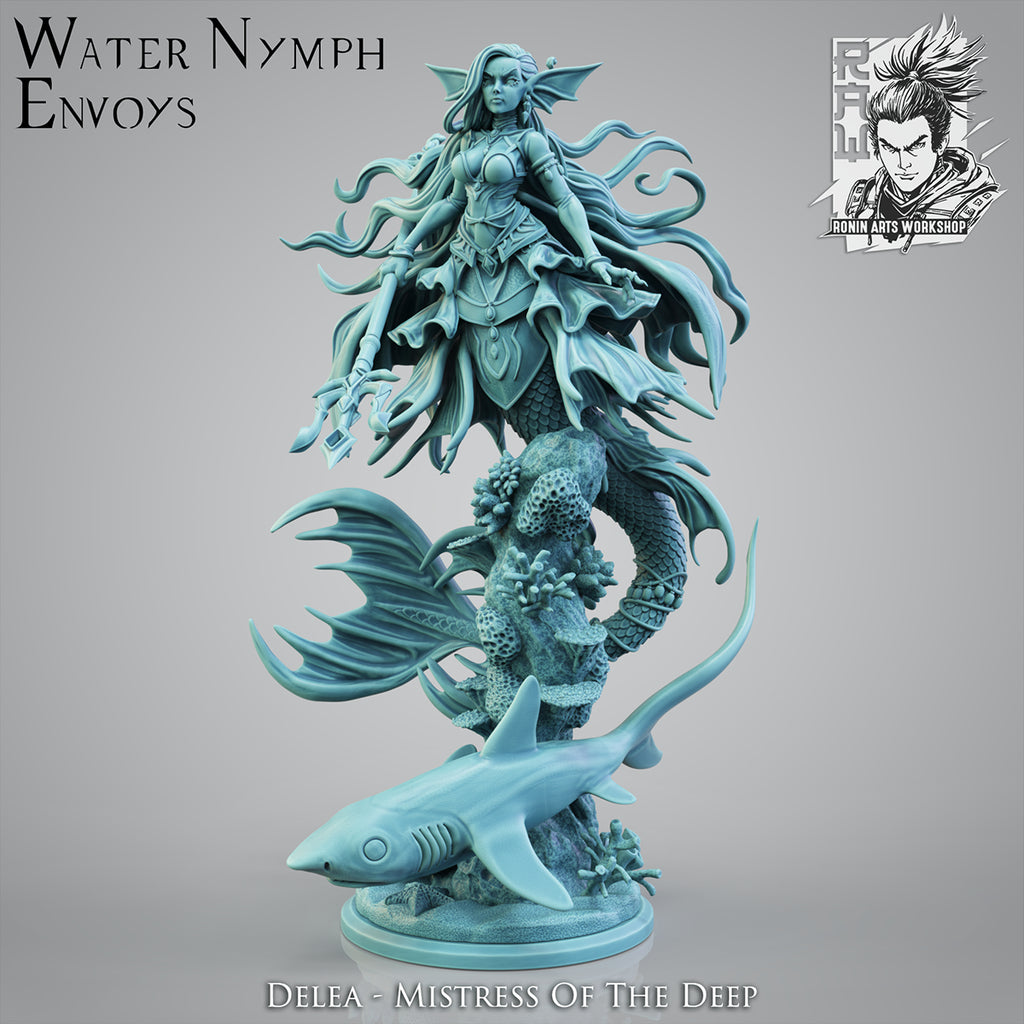 Resin Miniature - Delea Dual Mini - Shapeshifting Mermaid Infiltrator