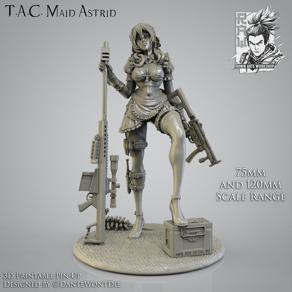 Resin Miniature - T.A.C. Maid Astrid