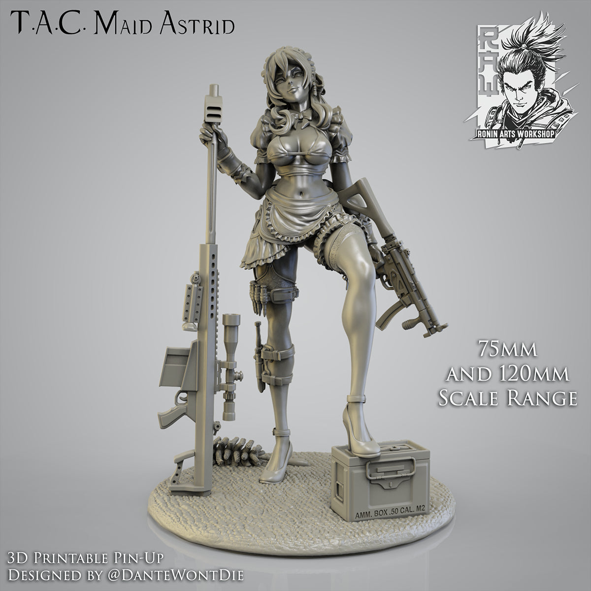 Resin Miniature - T.A.C. Maid Astrid