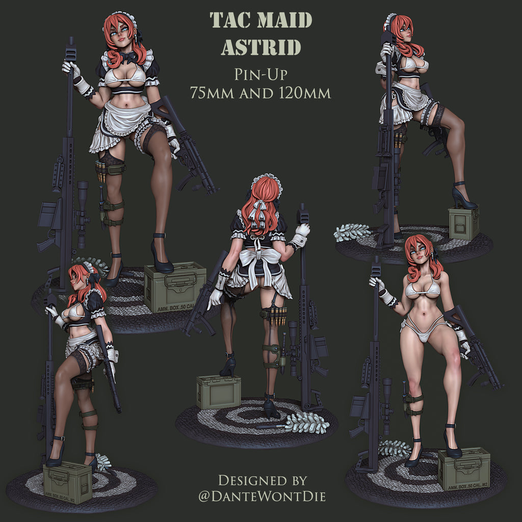 Resin Miniature - T.A.C. Maid Astrid