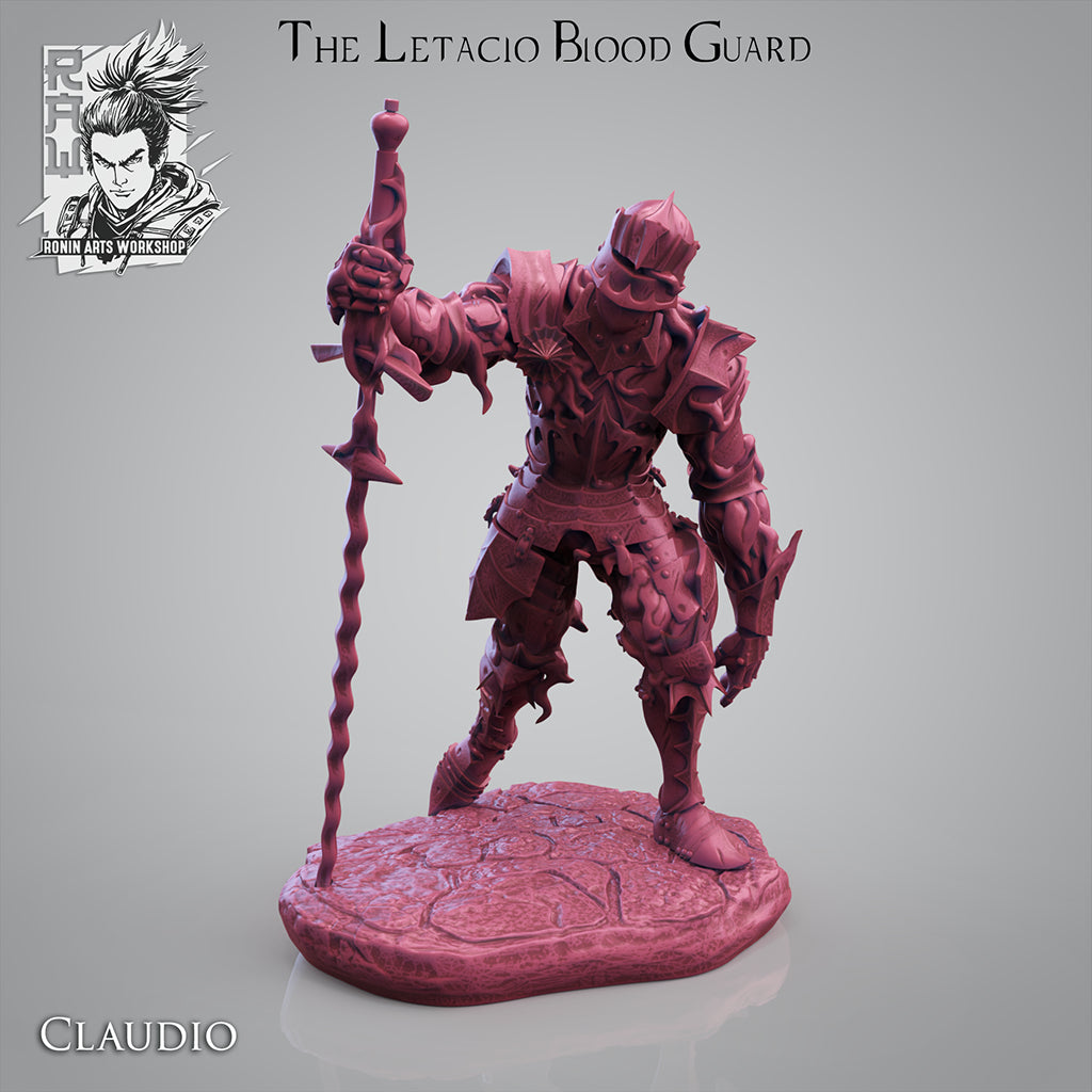 Resin Miniature - Demon Knight Claudio