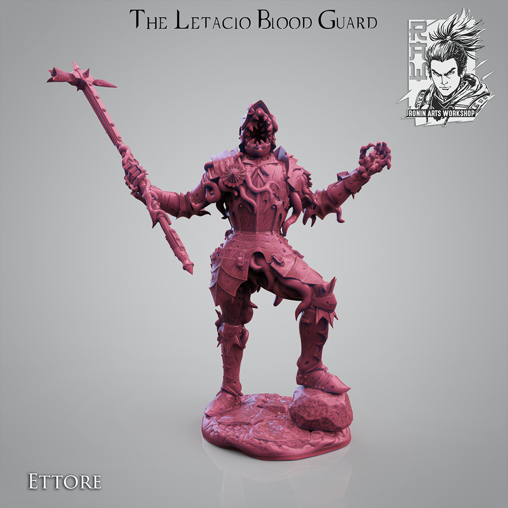 Resin Miniature - Demon Knight Ettore