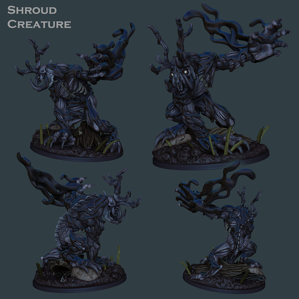 Resin Miniature - Shroud Creature - Shadow Monster