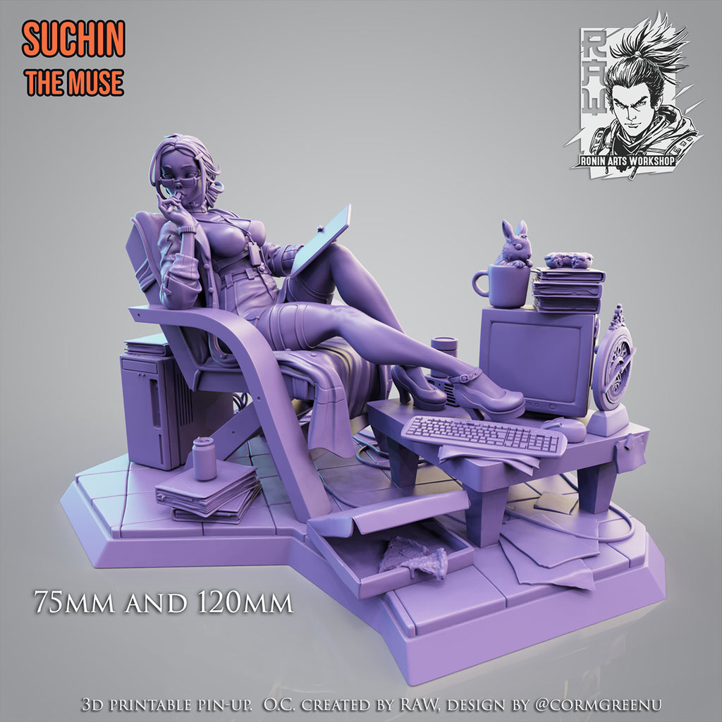 Resin Miniature - Suchin Pin Up