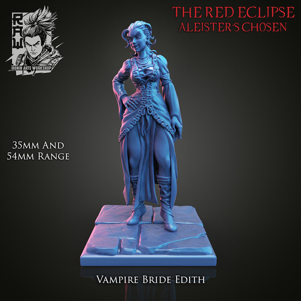 Resin Miniature - Vampire Bride Edith