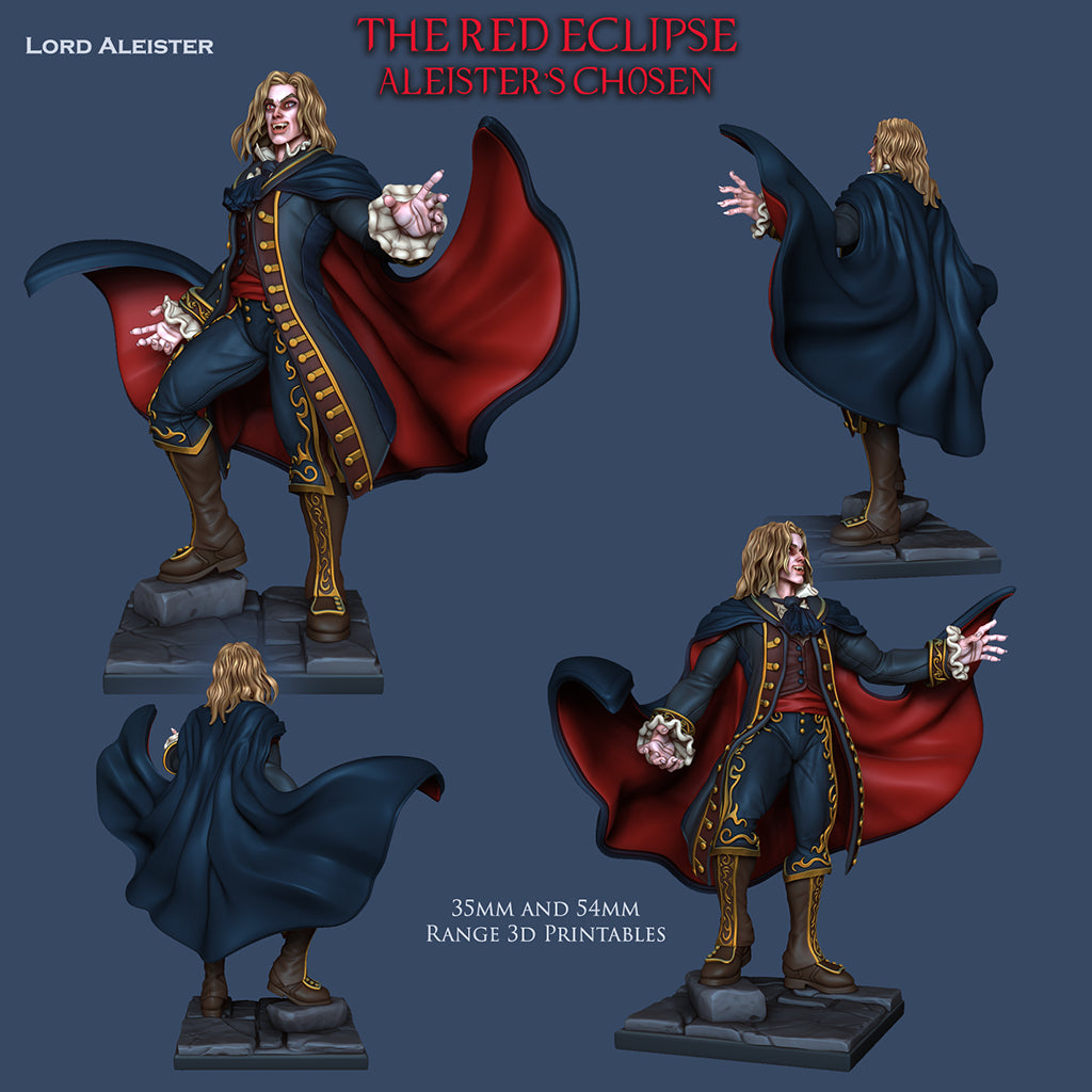 Resin Miniature - Vampire Lord Aleister