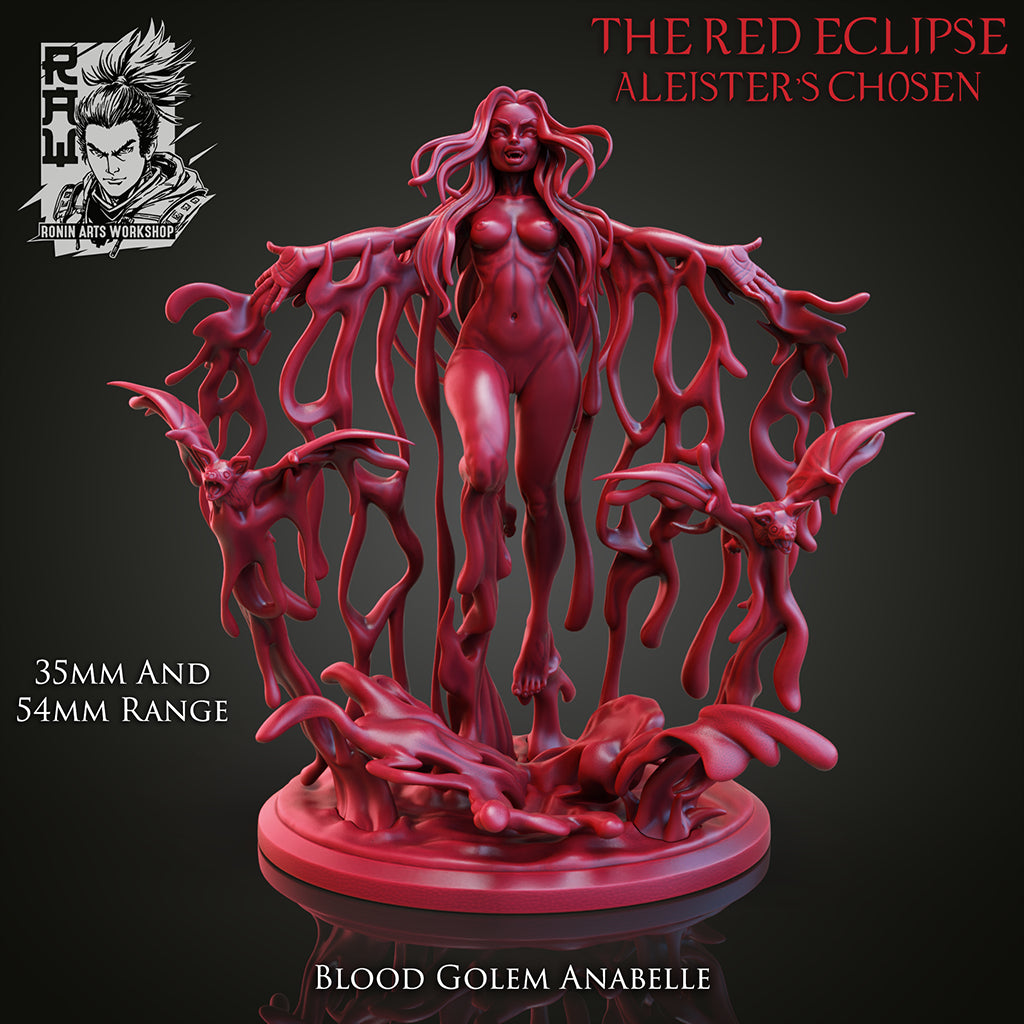 Resin Miniature - Blood Golem Anabelle