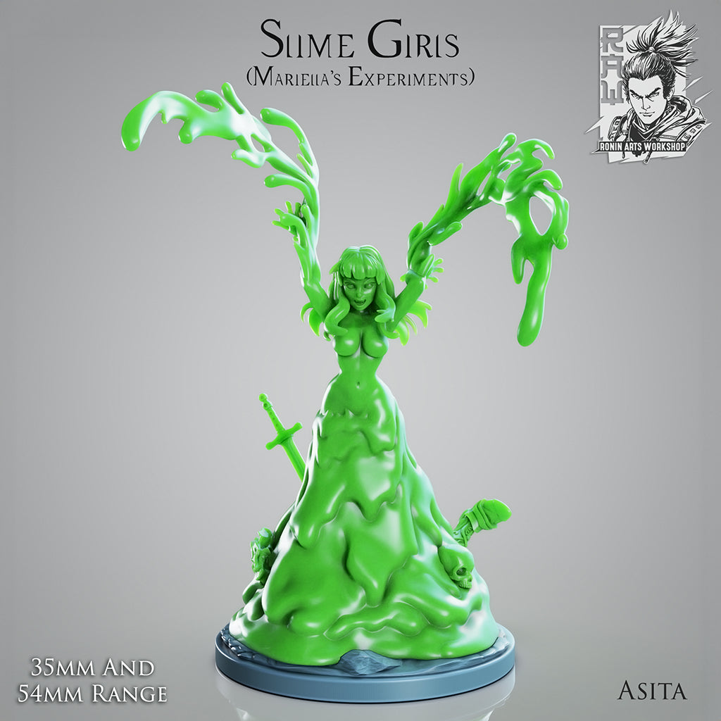 Resin Miniature - Asita - Acid Slime Girl