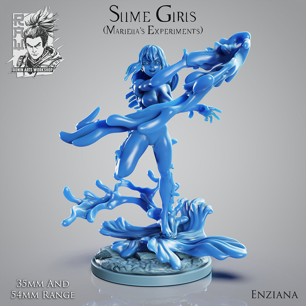 Resin Miniature - Enziana - Water Slime Girl