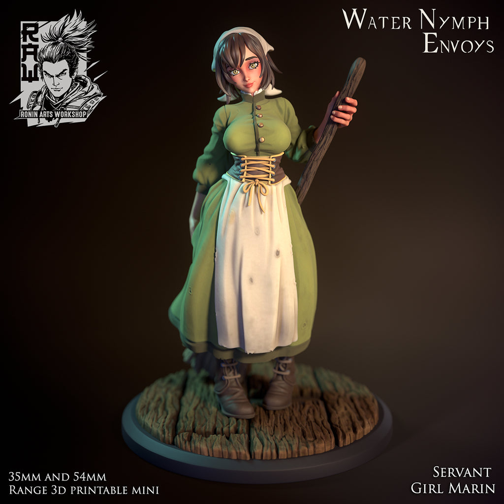 Resin Miniature - Marin - Shapeshifting Mermaid Infiltrator Dual