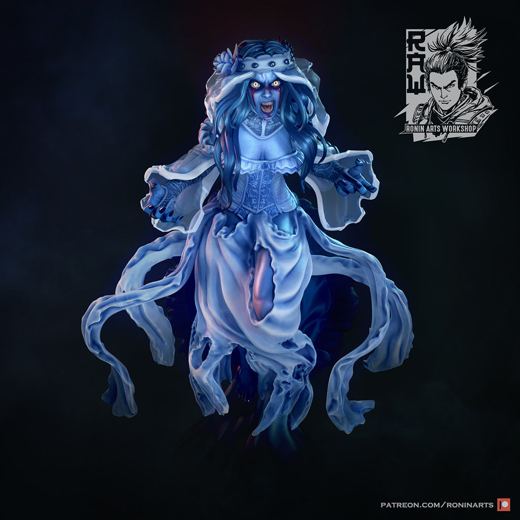 Resin Miniature - Valeria and Marina - Double Sided Figure of "La llorona"