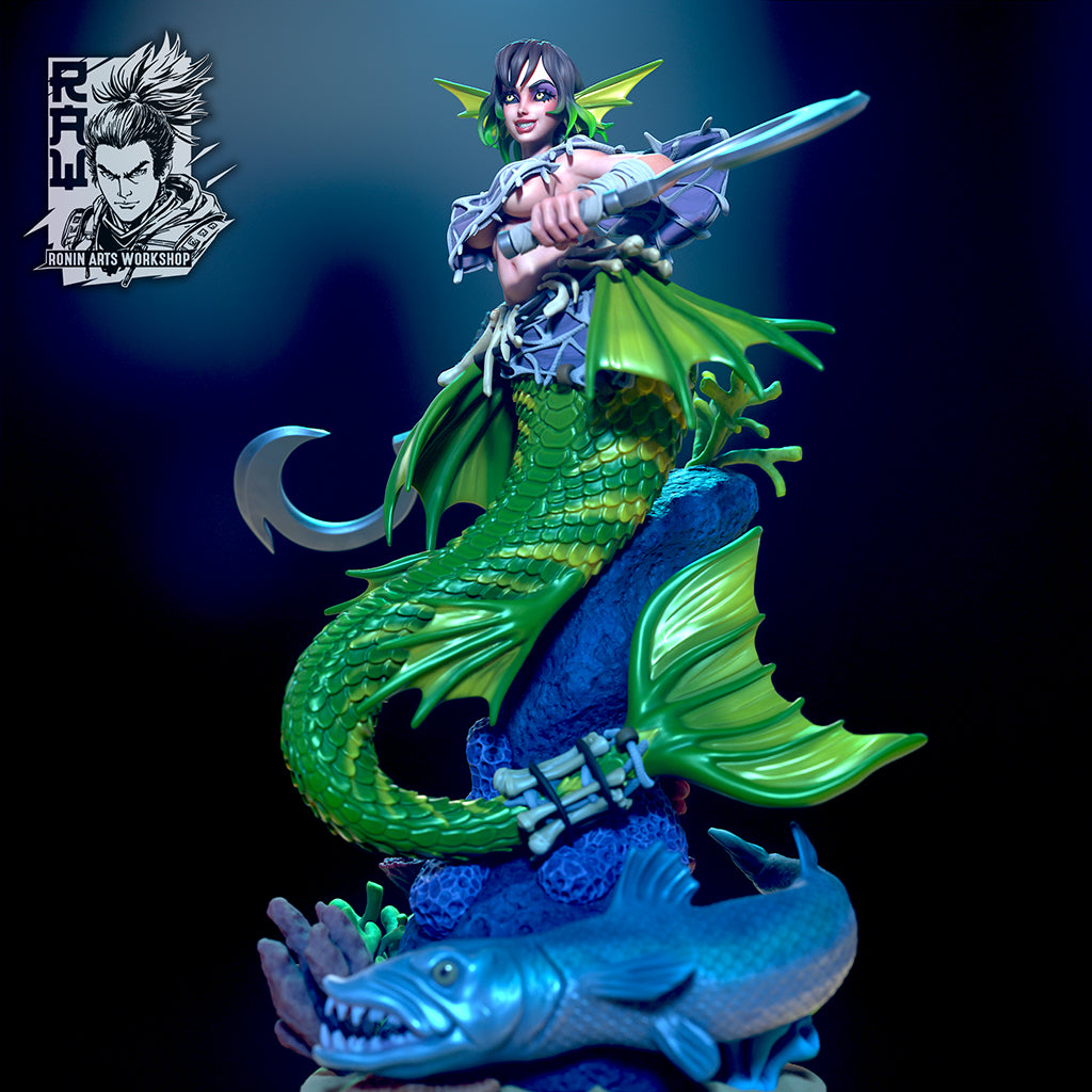 Resin Miniature - Marin - Shapeshifting Mermaid Infiltrator Dual