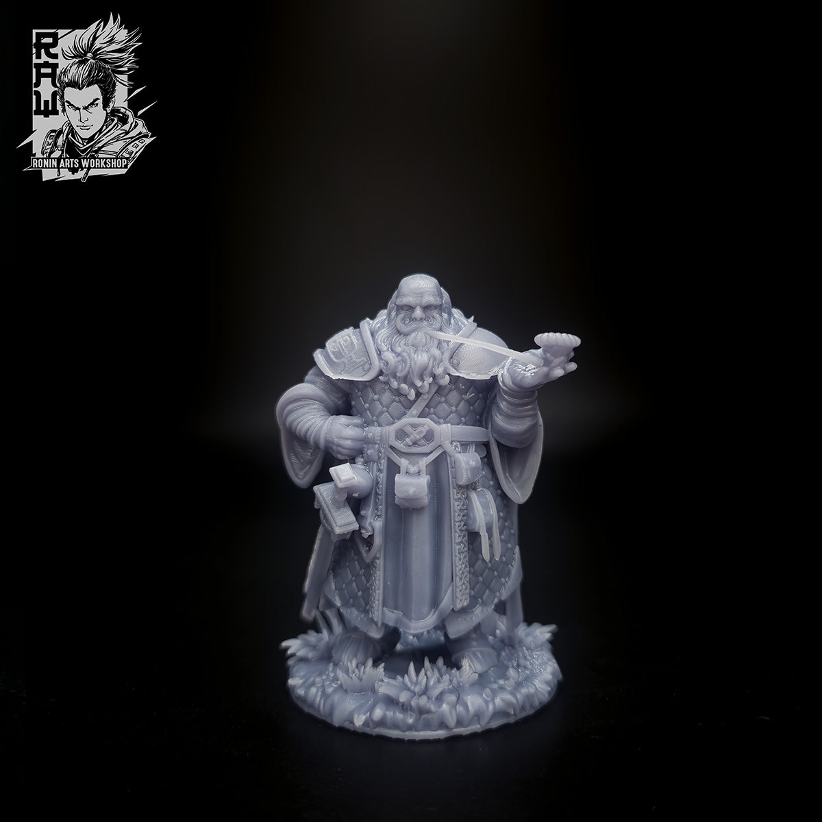Resin Miniature - Naharo The Healer - Dwarf