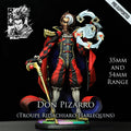Resin Miniature - Don Pizarro - Harlequin Troupe Leader