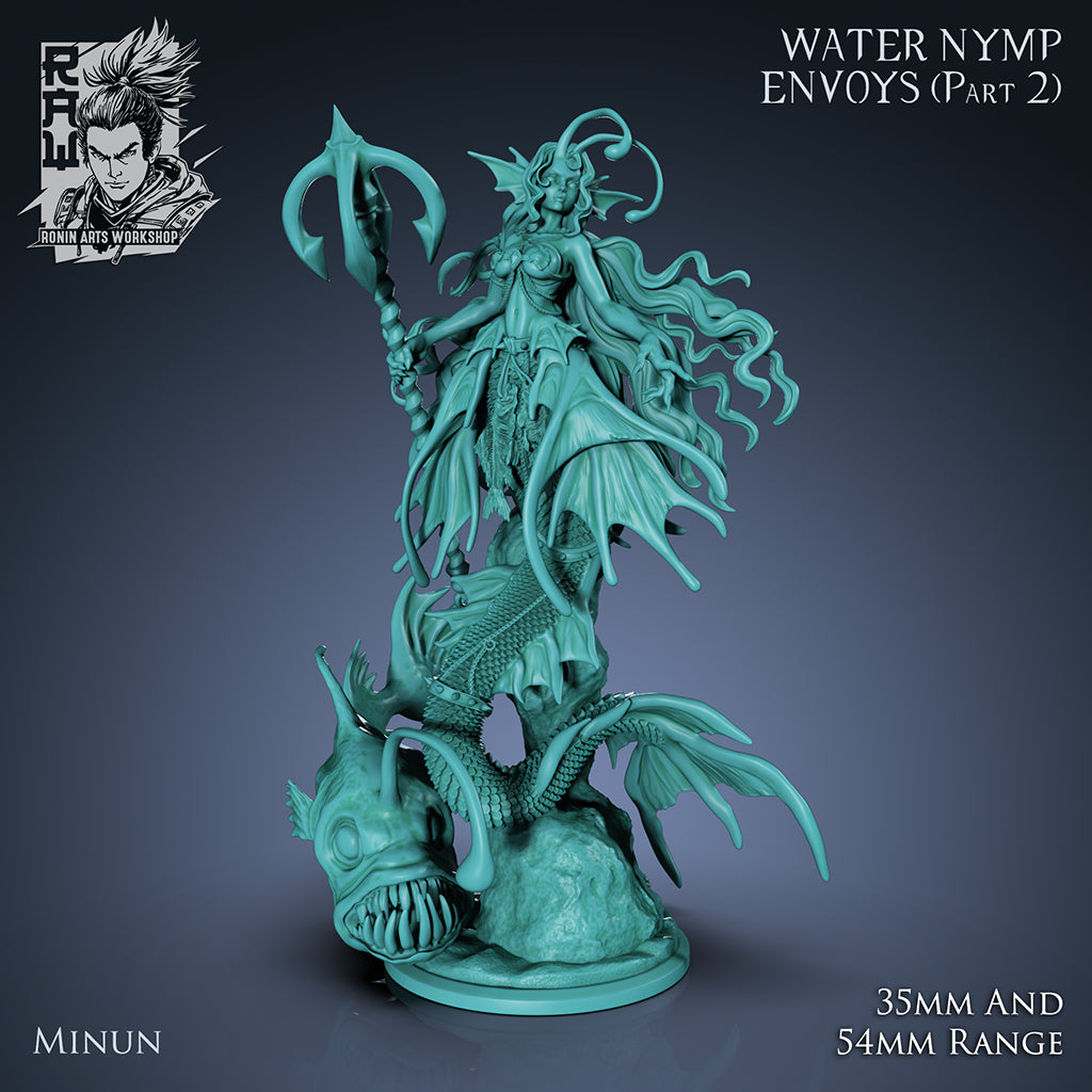 Resin Miniature - Minun The Scholar - Dual Form (Mermaid) Mini
