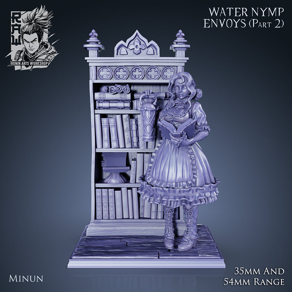 Resin Miniature - Minun The Scholar - Dual Form (Mermaid) Mini
