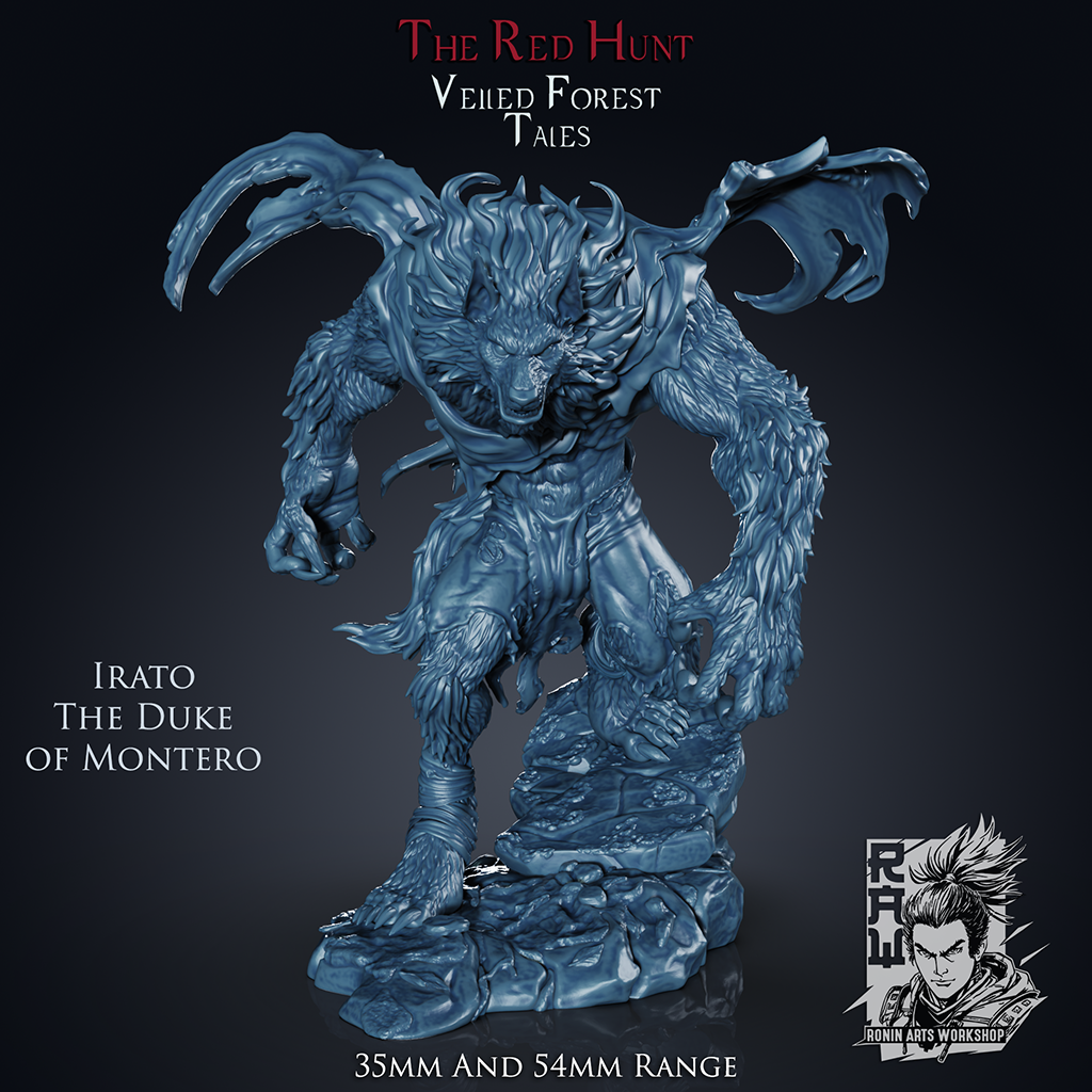 Resin Miniature - Alpha Reaper Werewolf