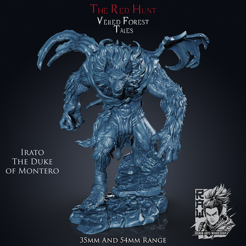 Resin Miniature - Alpha Reaper Werewolf