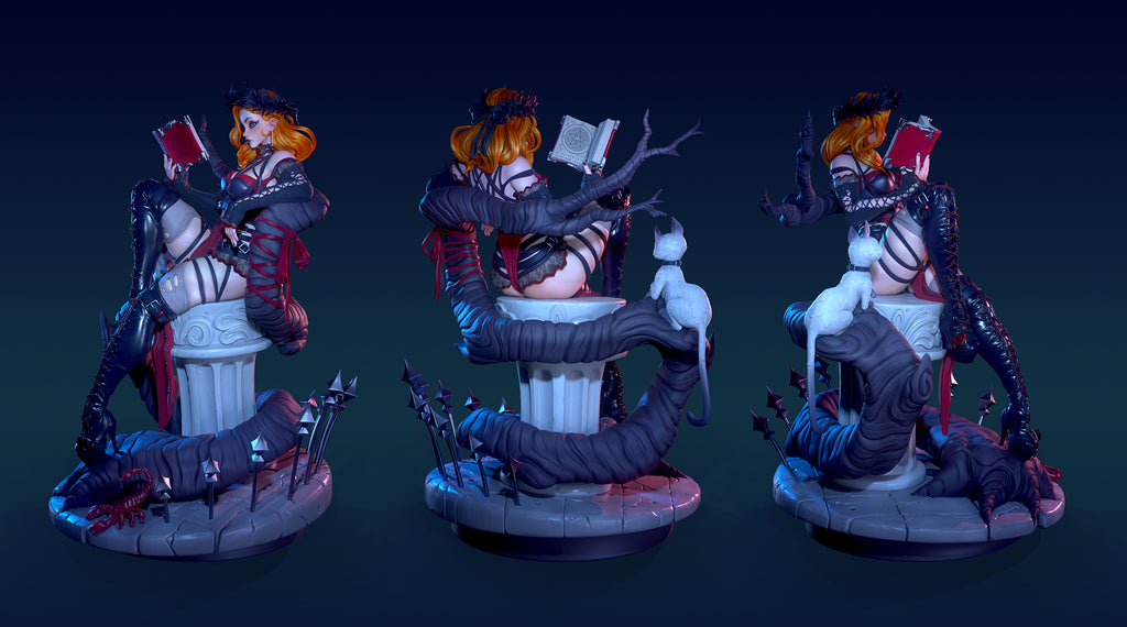 Resin Miniature - Rosine Pin Up