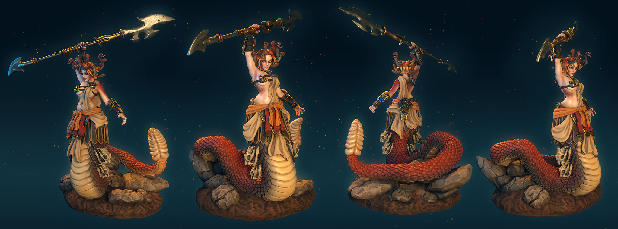 Resin Miniature - Sasskia The Scarlet Stryker