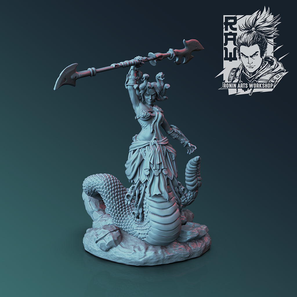 Resin Miniature - Sasskia The Scarlet Stryker