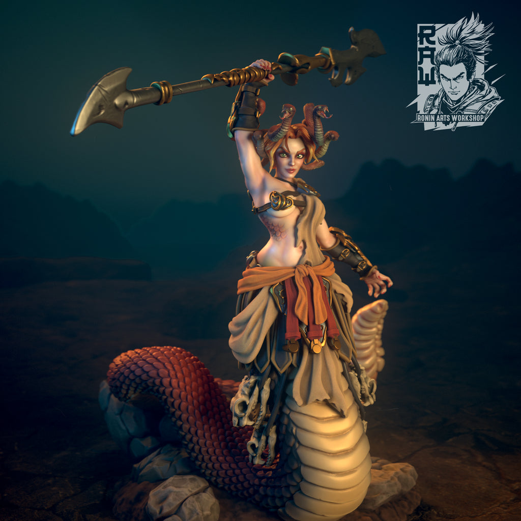 Resin Miniature - Sasskia The Scarlet Stryker