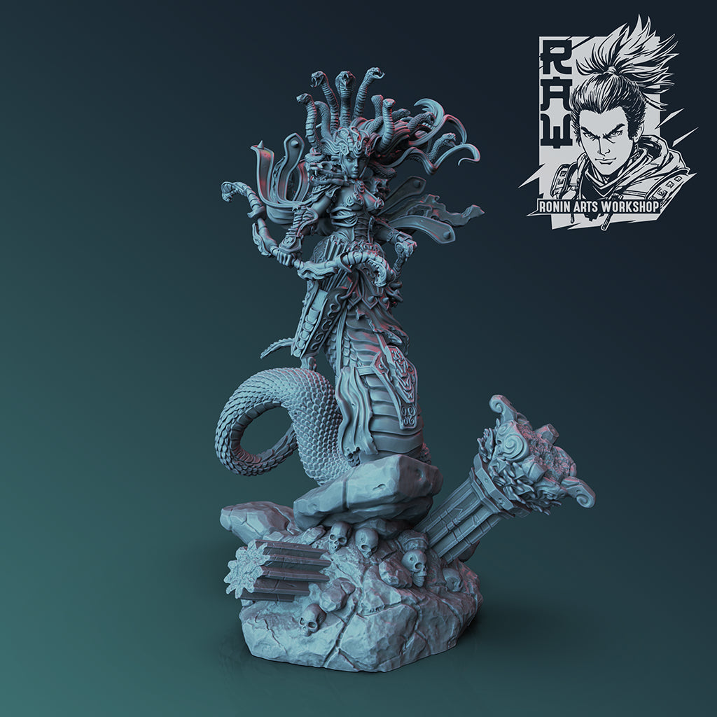 Resin Miniature - Scerastya The Great Gorgon
