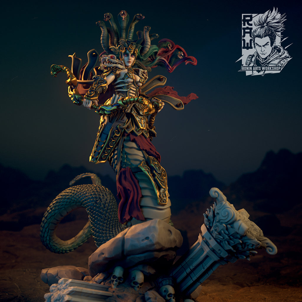 Resin Miniature - Scerastya The Great Gorgon