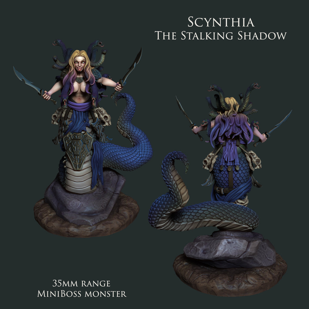Resin Miniature - Scynthia The Stalking Shadow
