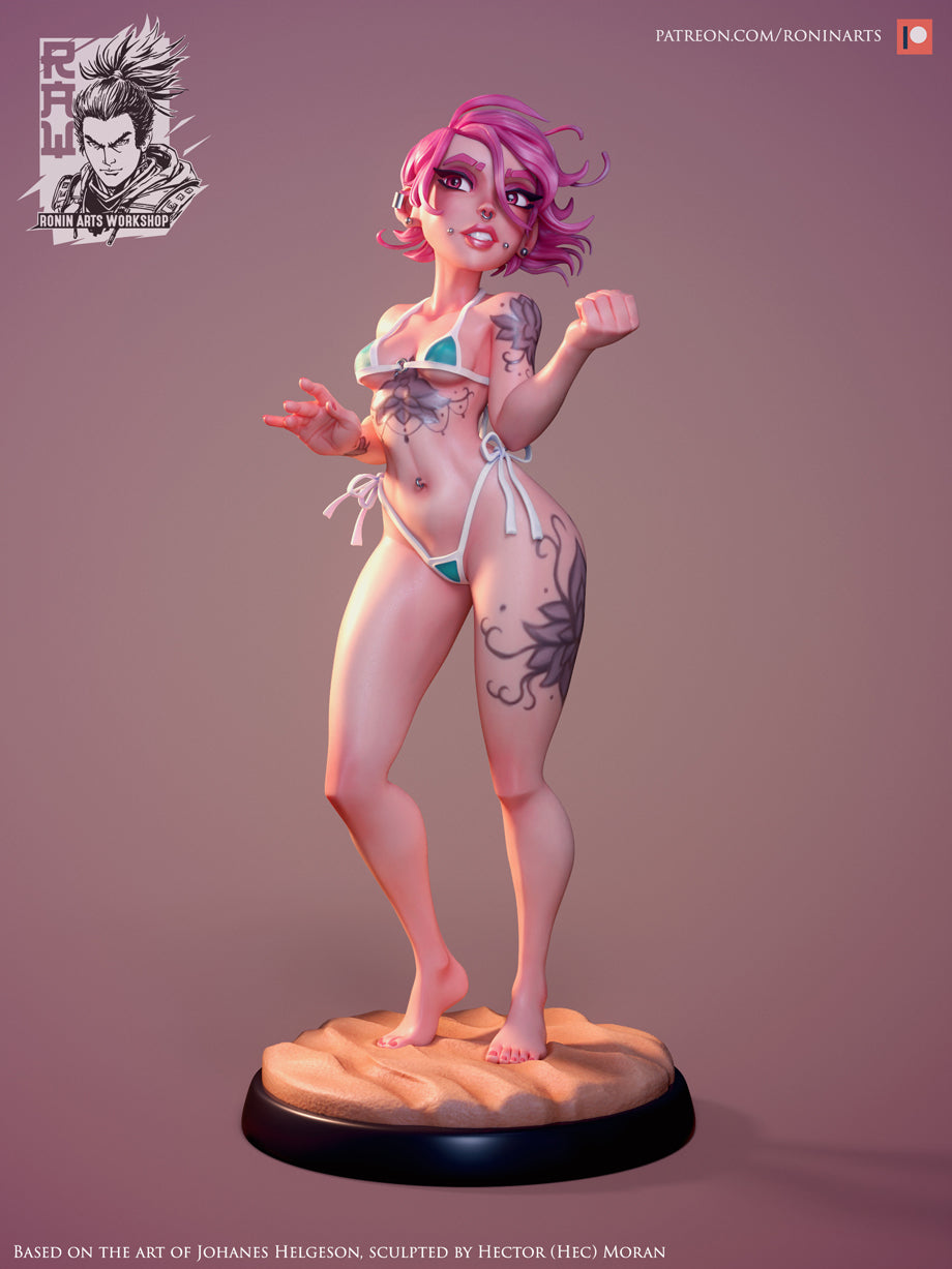 Resin Miniature - Shirley Pin Up