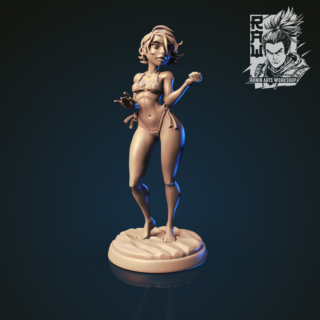 Resin Miniature - Shirley Pin Up