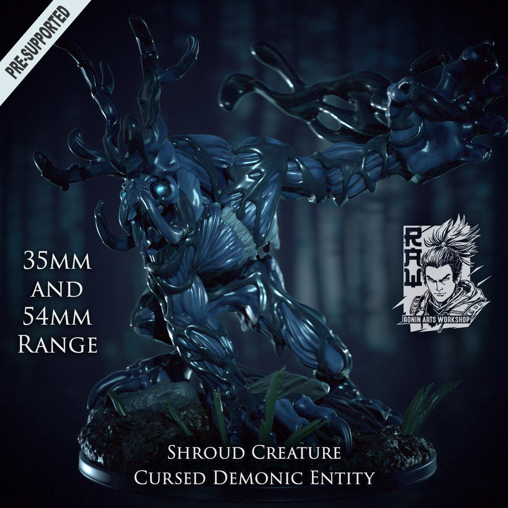Resin Miniature - Shroud Creature - Shadow Monster