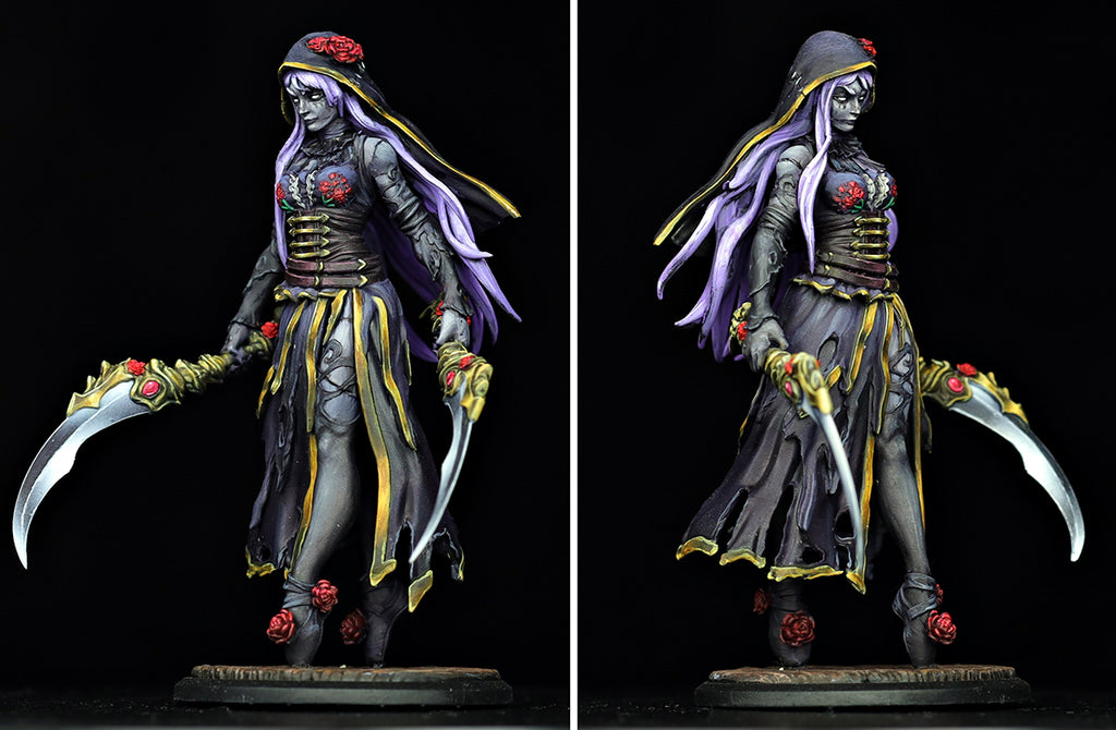 Resin Miniature - Soraya The Death Dancer - Dia De Muertos Catrina