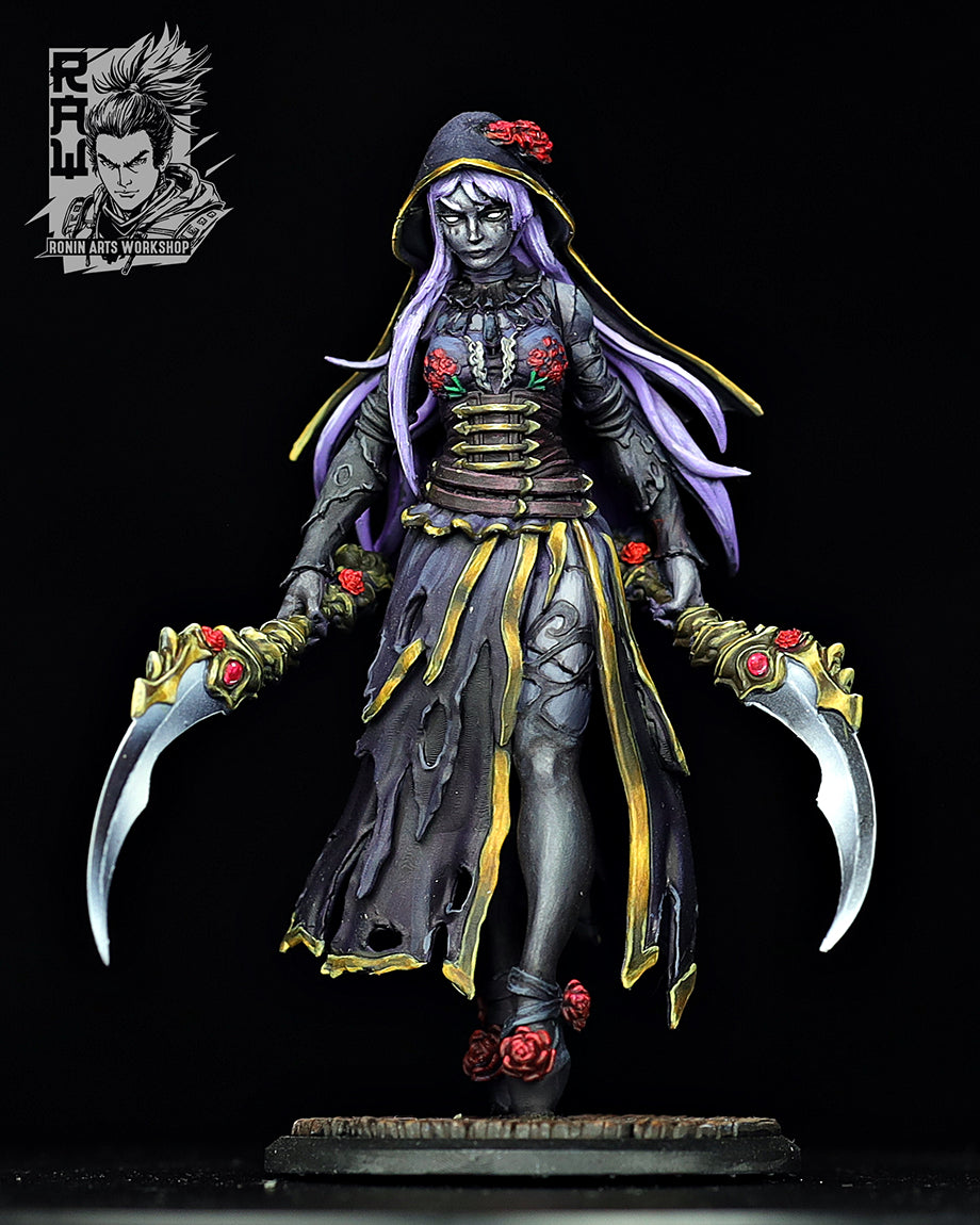 Resin Miniature - Soraya The Death Dancer - Dia De Muertos Catrina