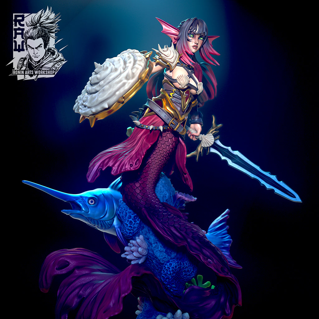 Resin Miniature - Urasyl - Shapeshifting Mermaid Inviltrator