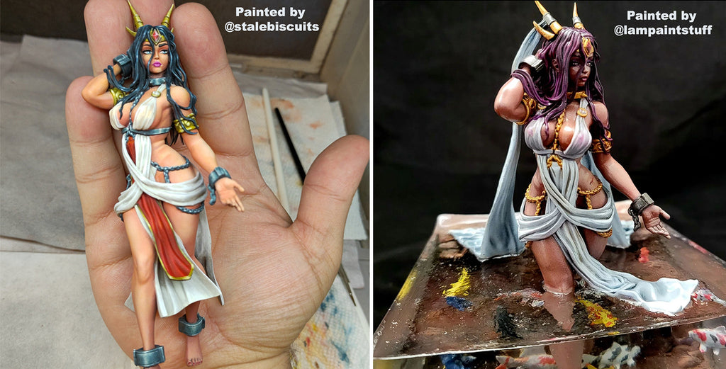 Resin Miniature - Lady Shura Pin Up
