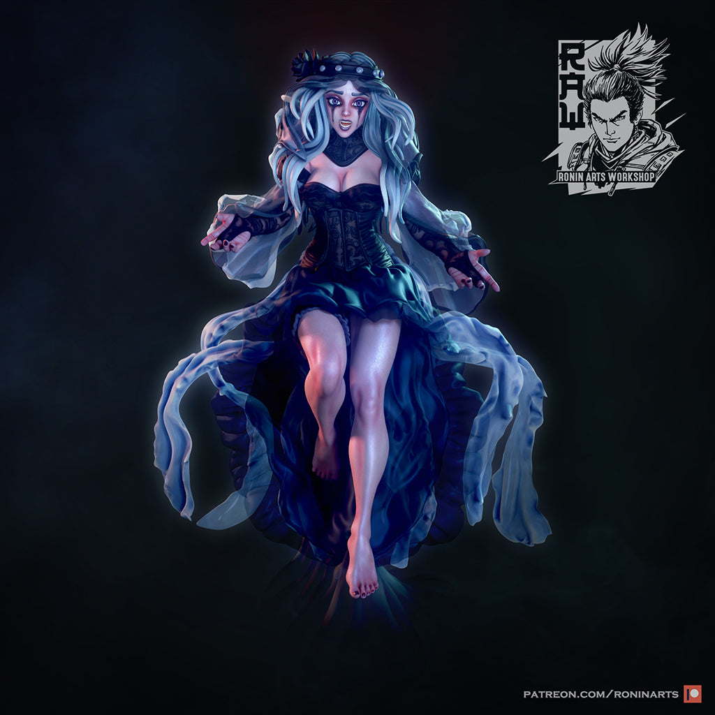 Resin Miniature - Valeria and Marina - Double Sided Figure of "La llorona"