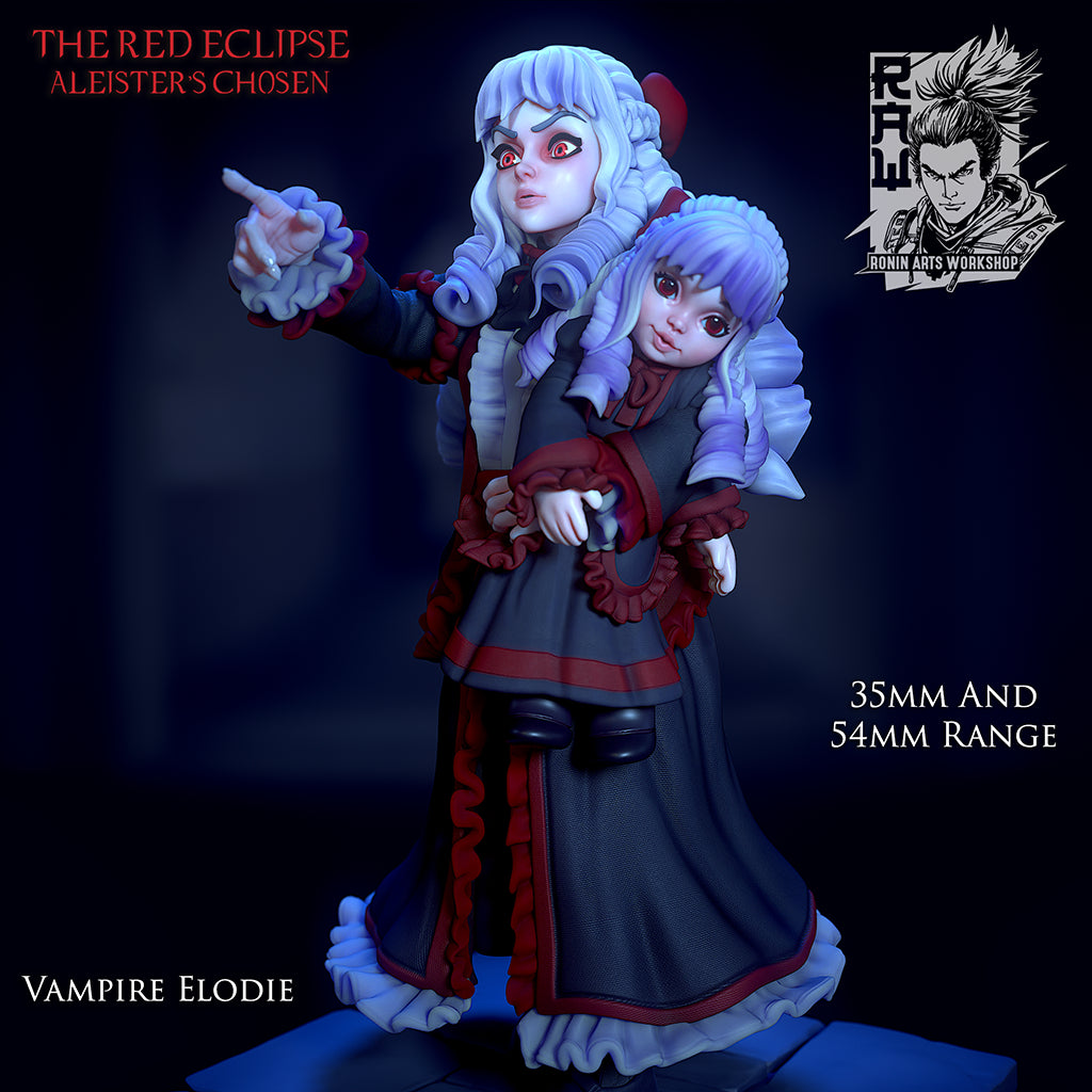 Resin Miniature - Vampire Elodie