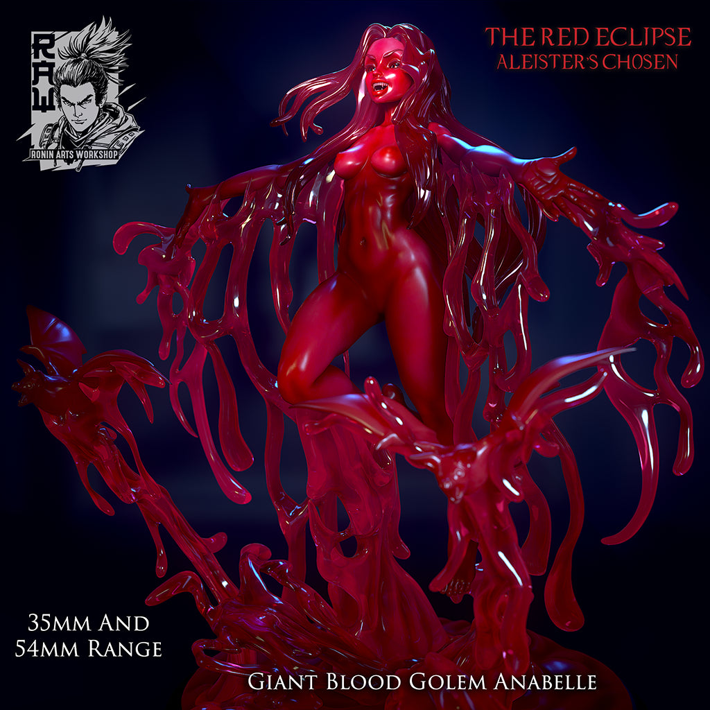 Resin Miniature - Blood Golem Anabelle