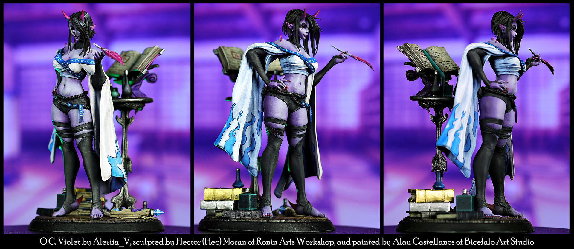 Resin Miniature - Violet (Pose 2)